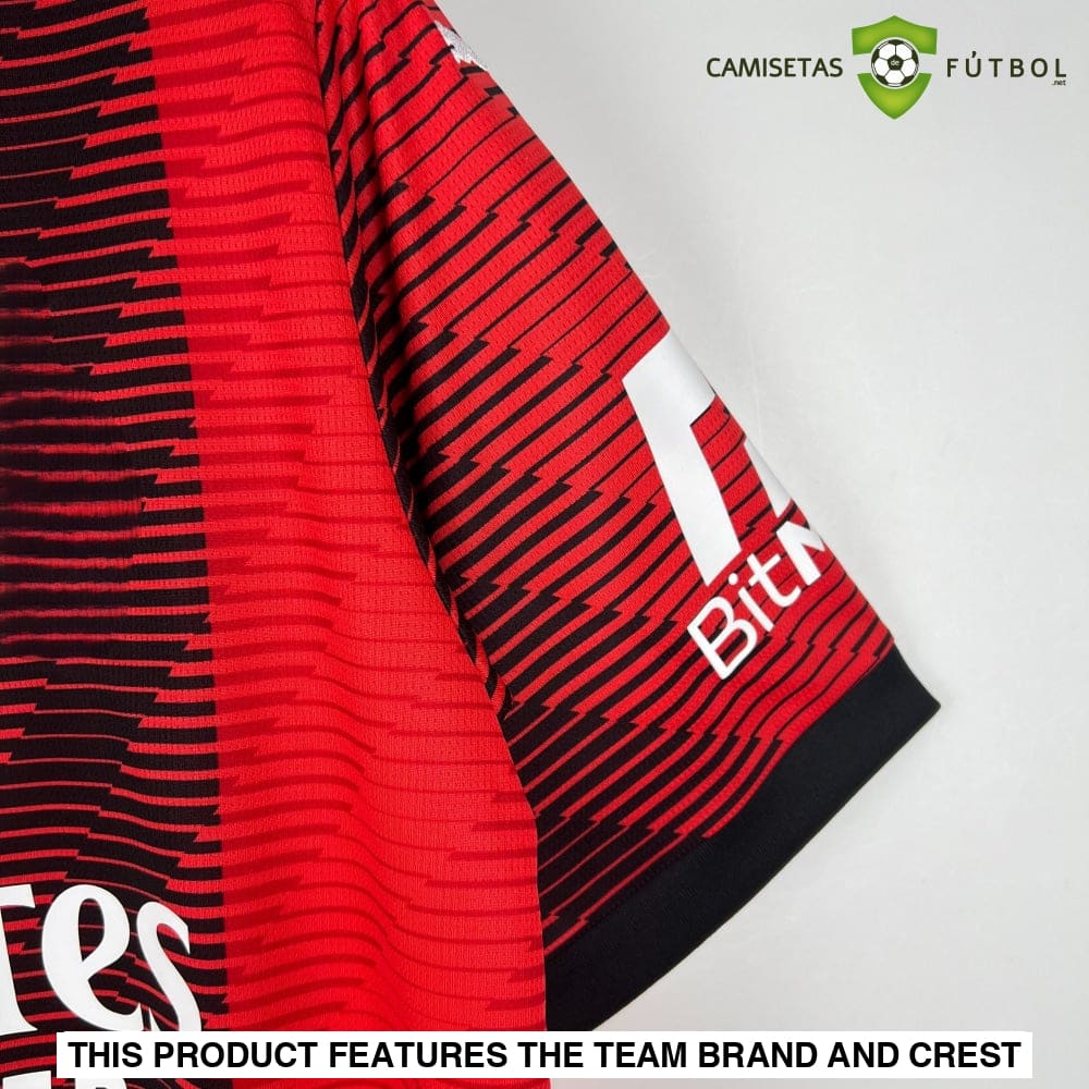 Camiseta Ac Milan 23-24 Local Parche Especial