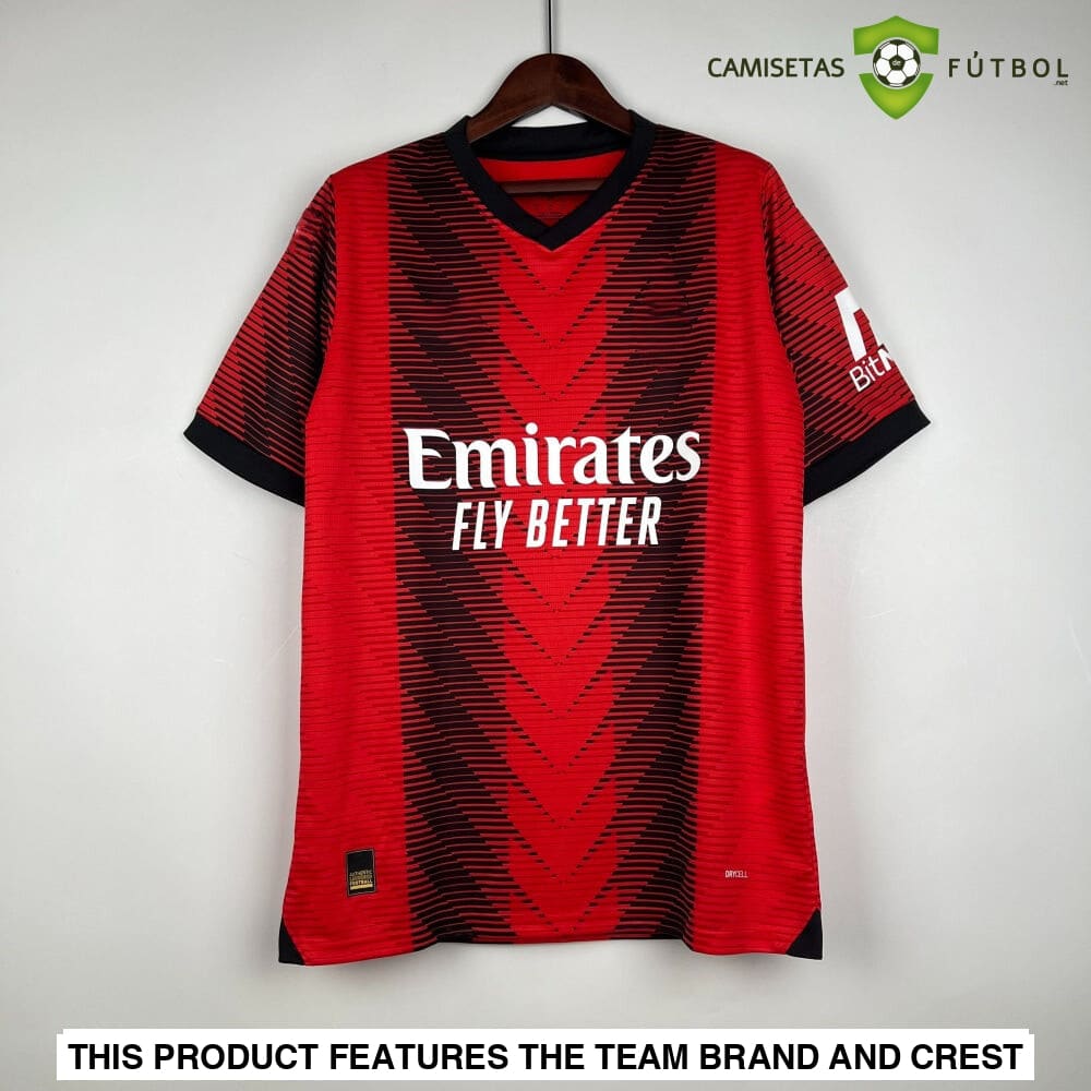 Camiseta Ac Milan 23-24 Local Parche Especial