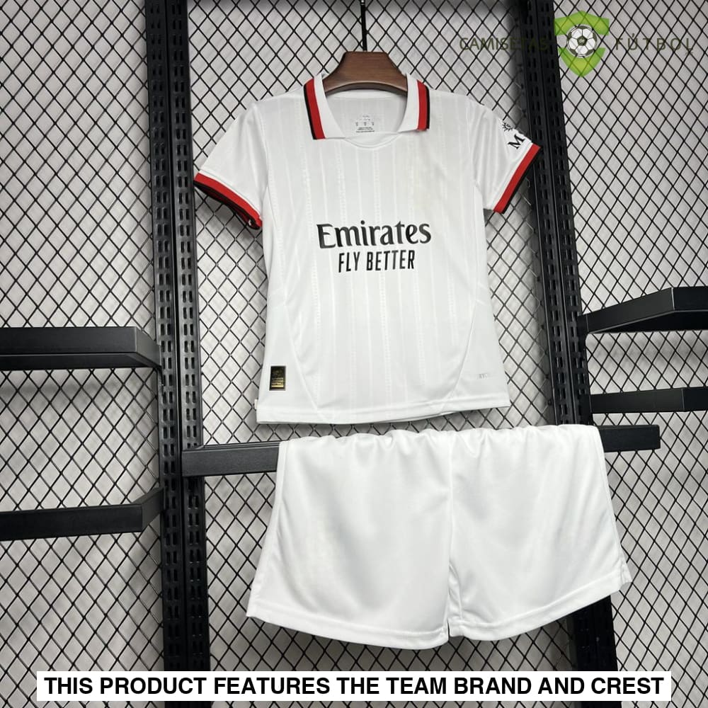 Ac Milan 24-25 Away Children’s Kit Parche Especial