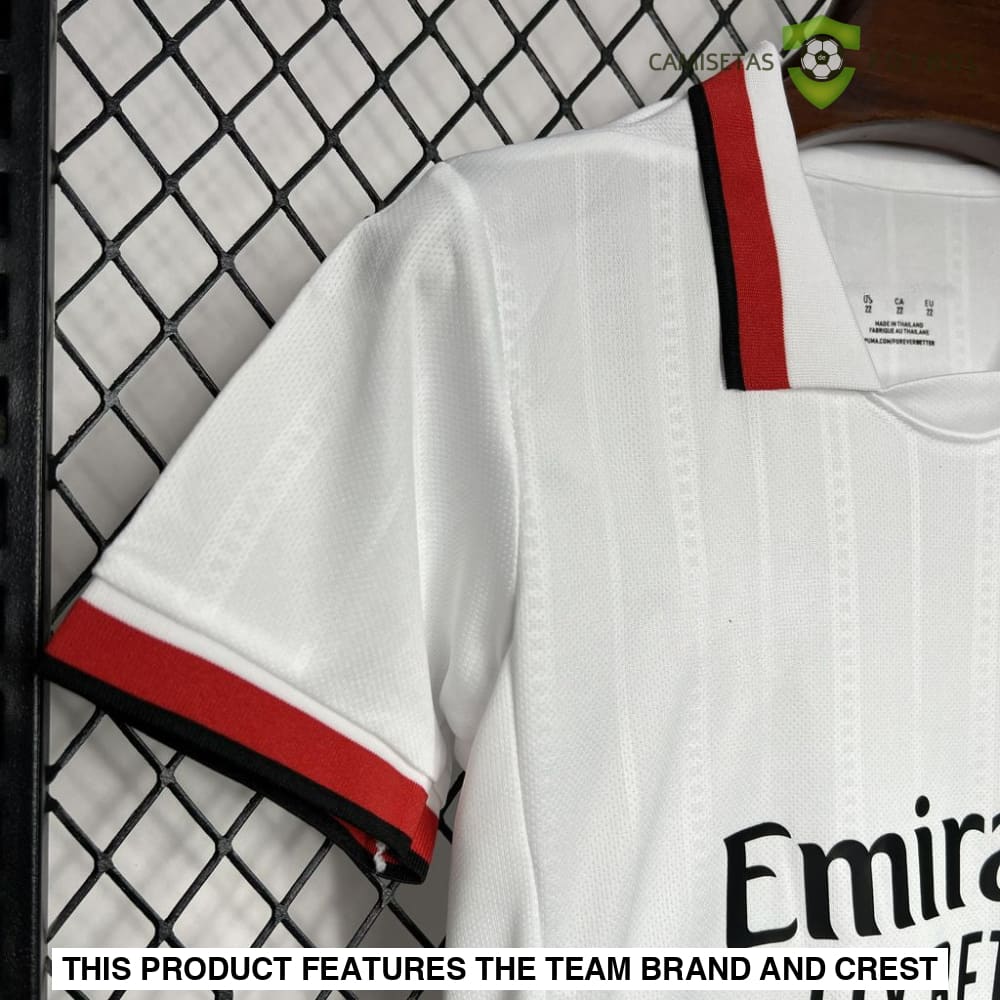 Ac Milan 24-25 Away Children’s Kit Parche Especial