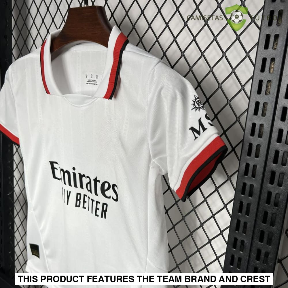 Ac Milan 24-25 Away Children’s Kit Parche Especial