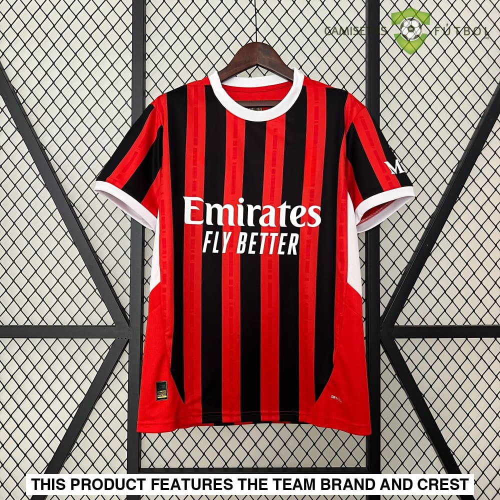 Ac Milan 24-25 Home Shirt Camiseta De Futbol