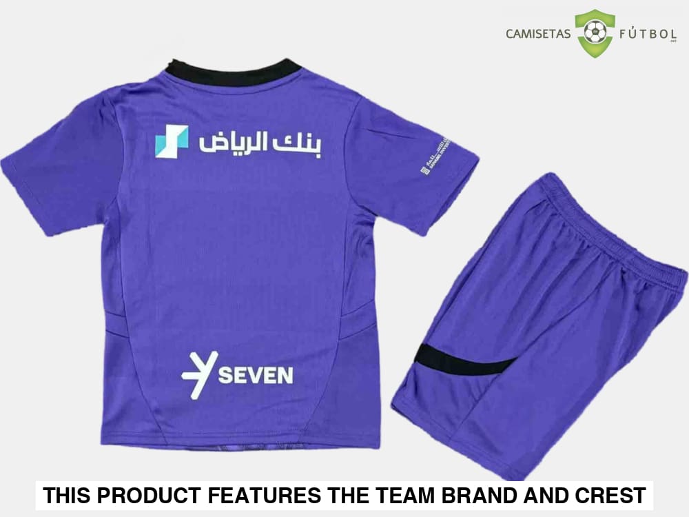 Al-Hilal 24-25 Third Kit Children’s Personalizado