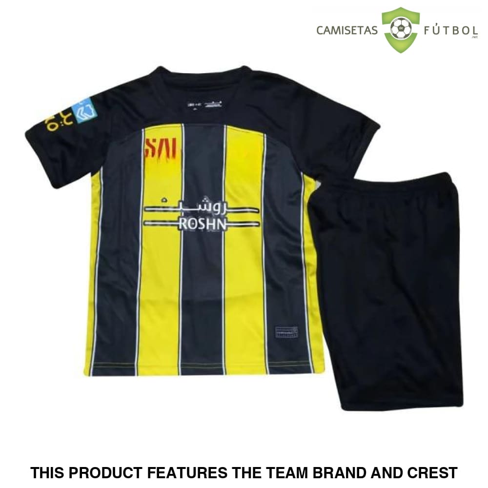 Al - Ittihad 23 - 24 Home Children’s Kit Personalizado