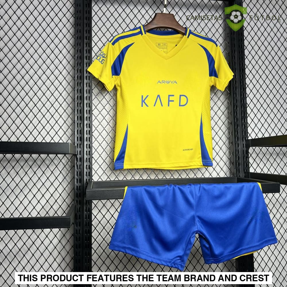 Al-Nassr 24-25 Home Children’s Kit Personalizado