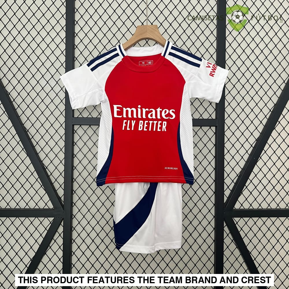 Arsenal 24-25 Home Children’s Kit Personalizado