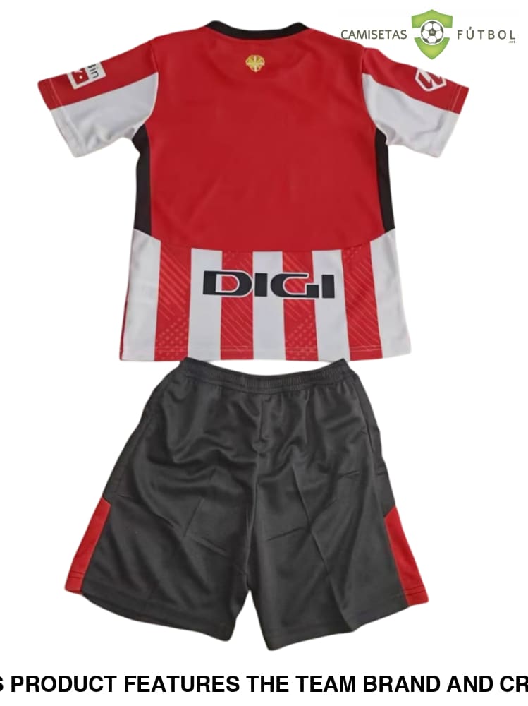 Athletic De Bilbao 24-25 Home Children’s Kit Personalizado