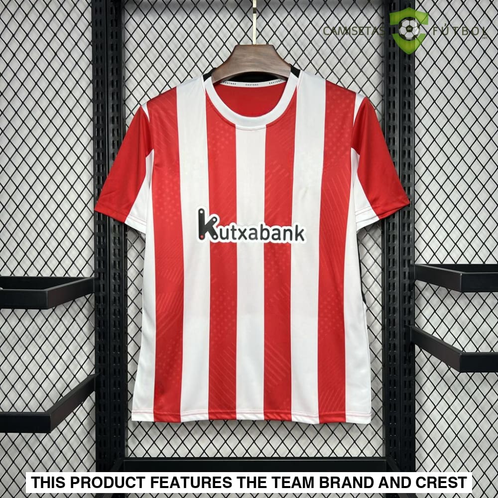 Athletic De Bilbao 24-25 Home Shirt Camiseta Futbol