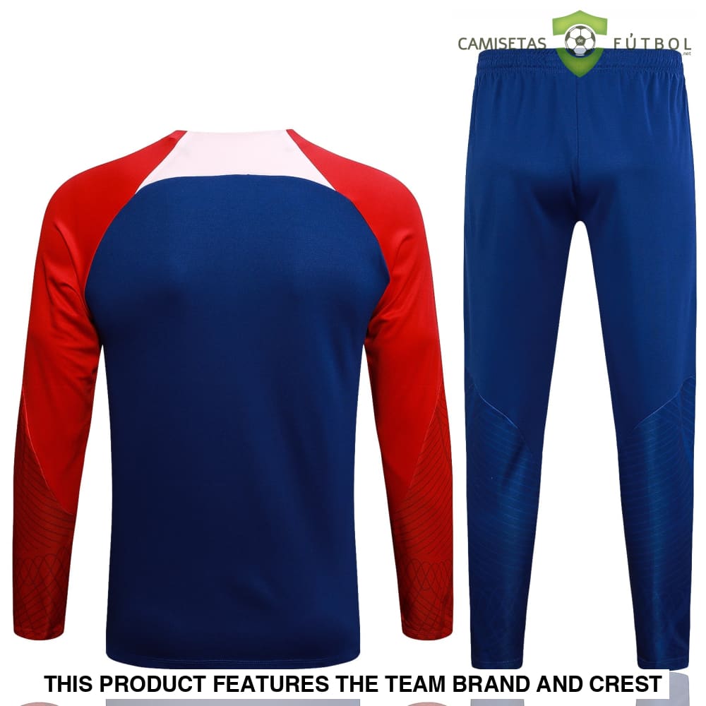 Atlético De Madrid 23 - 24 Half - Zip Model 2 Tracksuit Ropa Deportiva