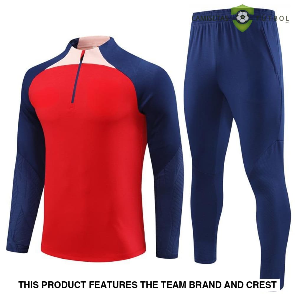 Atlético De Madrid 23 - 24 Half - Zip Model 3 Tracksuit Ropa Deportiva