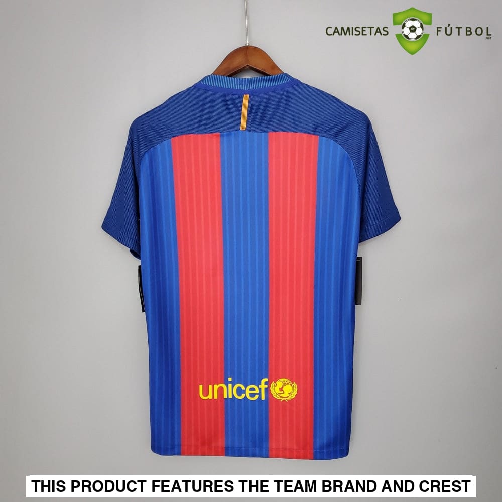 Camiseta Barcelona 16-17 Local (Versión Retro) Parche Especial