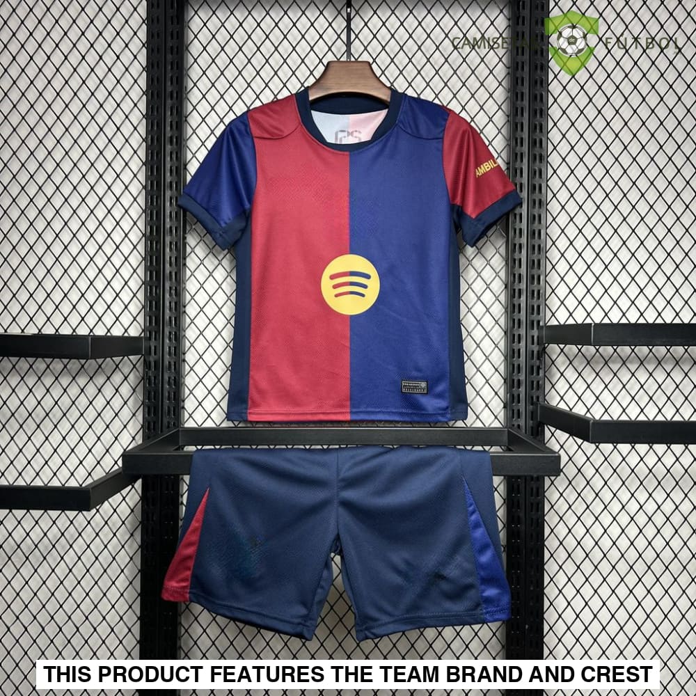 Barcelona 24-25 Home Version Stadium Children’s Kit Parche Especial