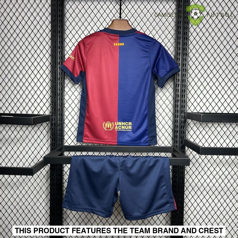 Barcelona 24-25 Home Version Stadium Children’s Kit Parche Especial