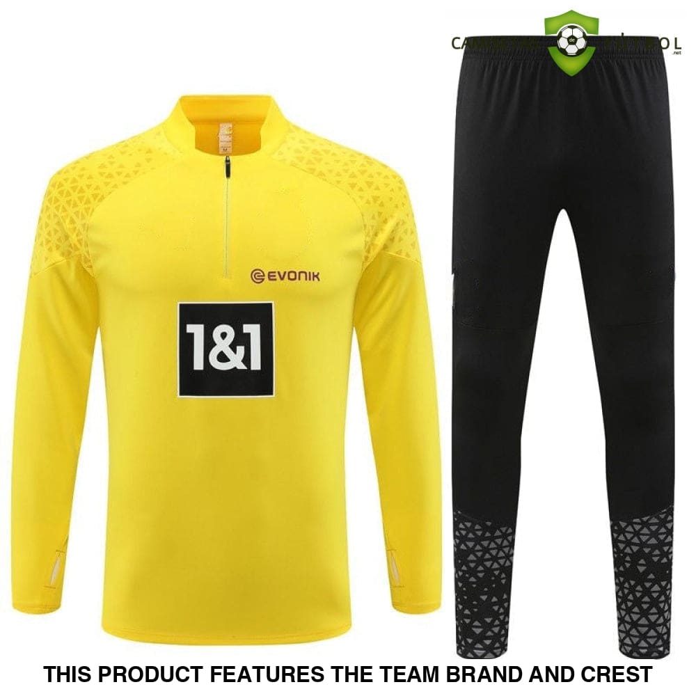 Chandal Borussia Dortmund 23-24 Media Cremallera Modelo 1 Ropa Deportiva