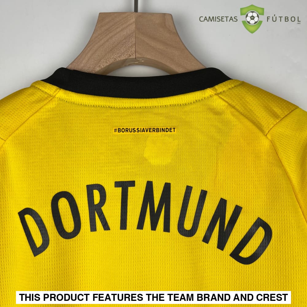 Borussia Dortmund 23-24 Home Children’s Kit Personalizado