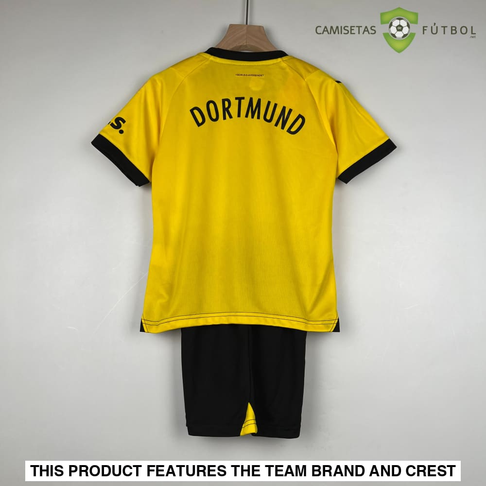 Borussia Dortmund 23-24 Home Children’s Kit Personalizado