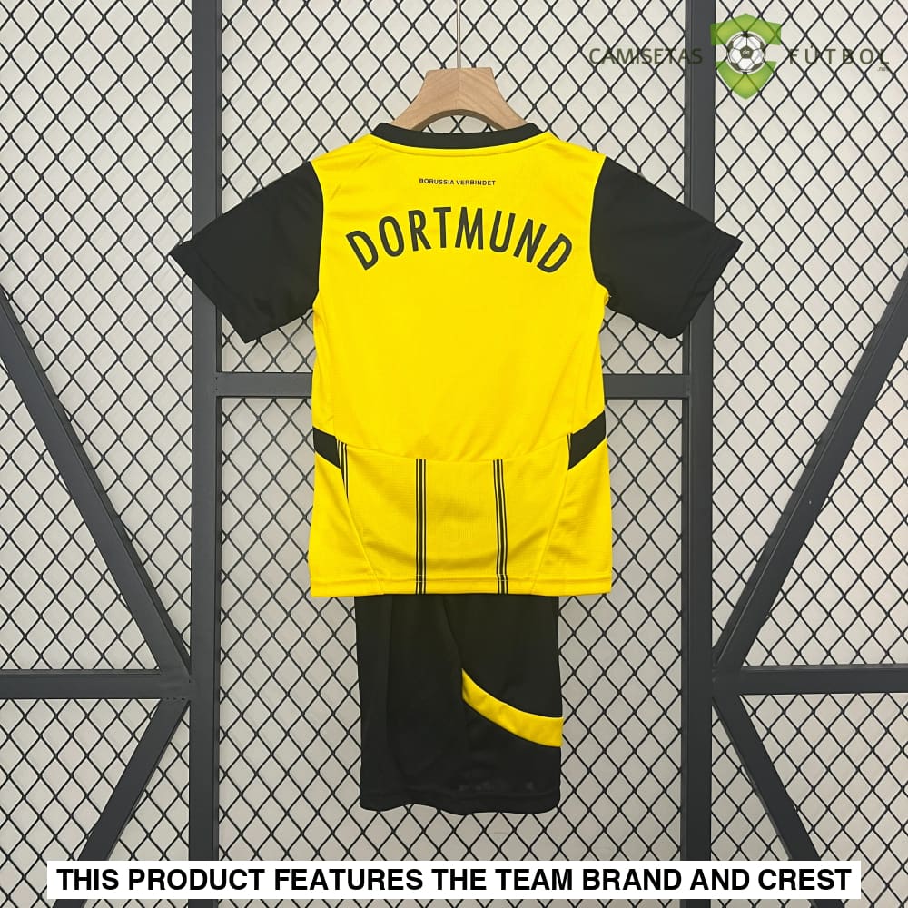 Borussia Dortmund 24-25 Home Children’s Kit Personalizado