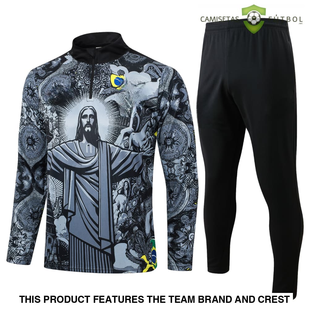 Brazil 24-25 Half-Zip Model 6 Tracksuit Ropa Deportiva