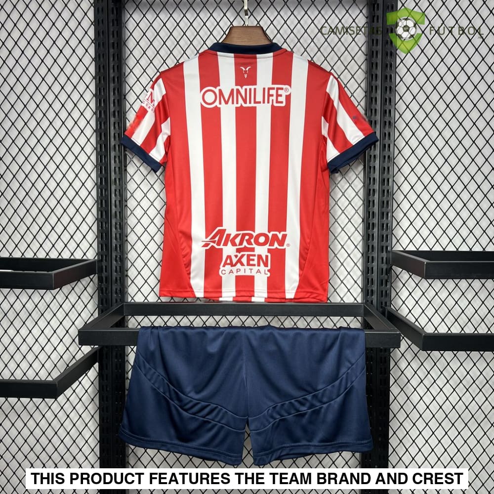 Chivas Guadalajara 24-25 Home Children’s Kit Personalizado