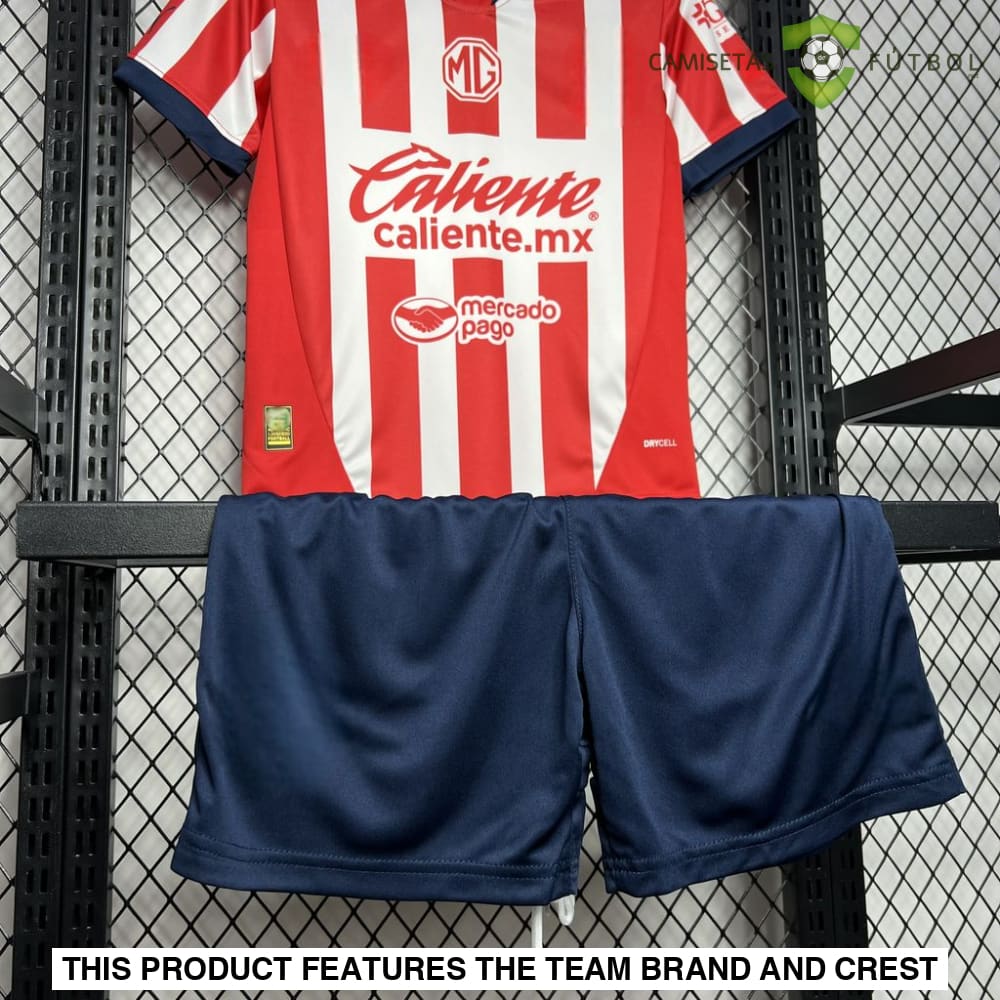 Chivas Guadalajara 24-25 Home Children’s Kit Personalizado