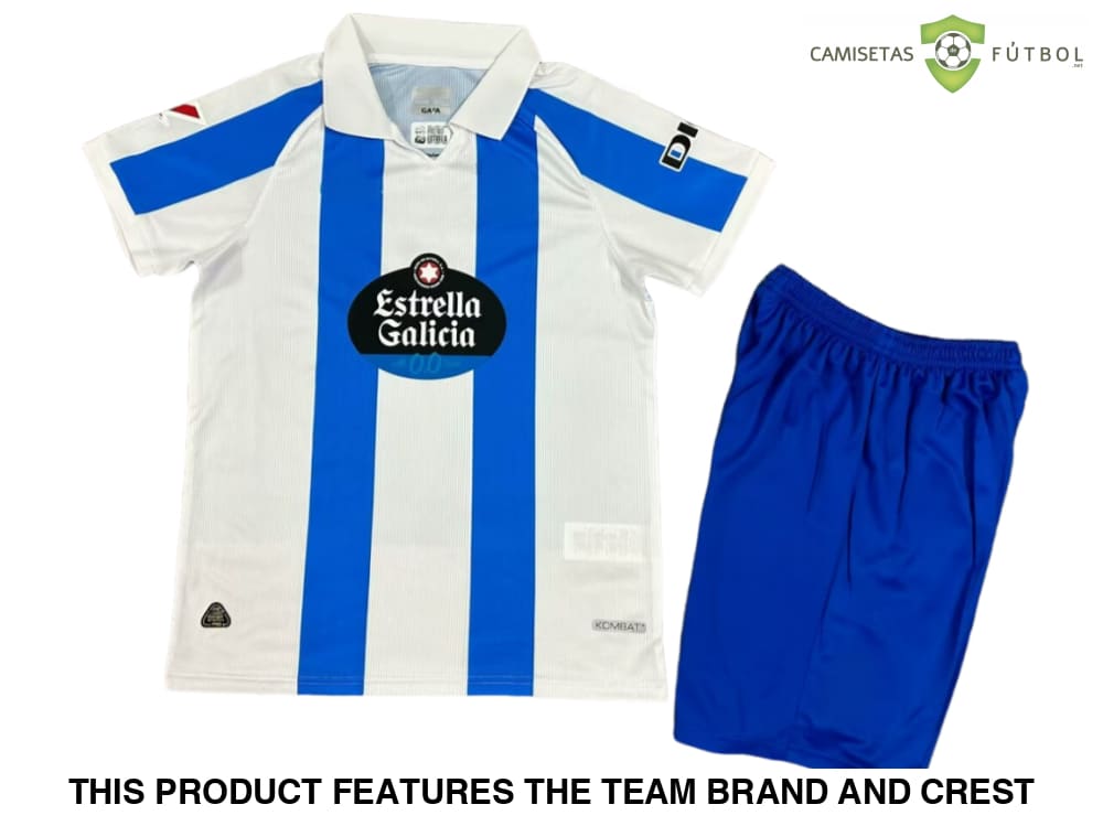 Deportivo La Coruña 24-25 Home Children’s Kit Personalizado