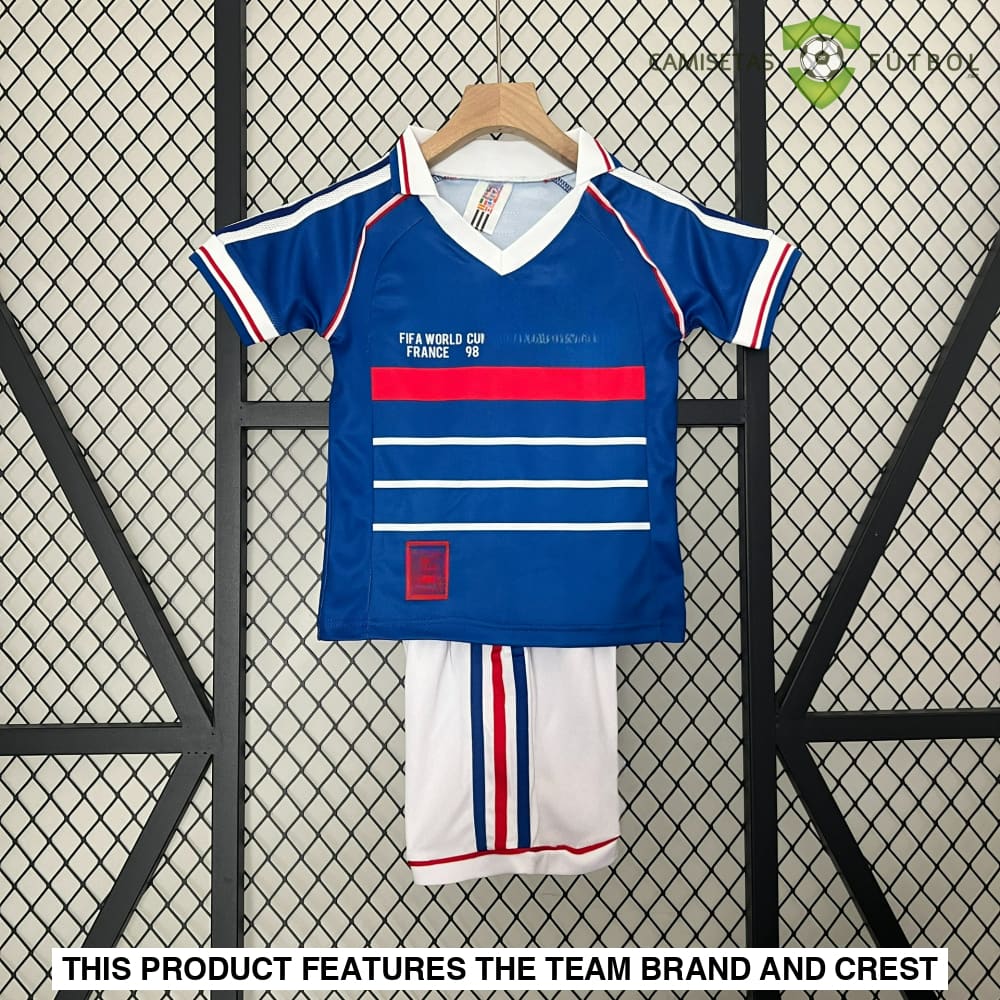 France 98 - 99 Home (Retro) Children’s Kit Personalizado