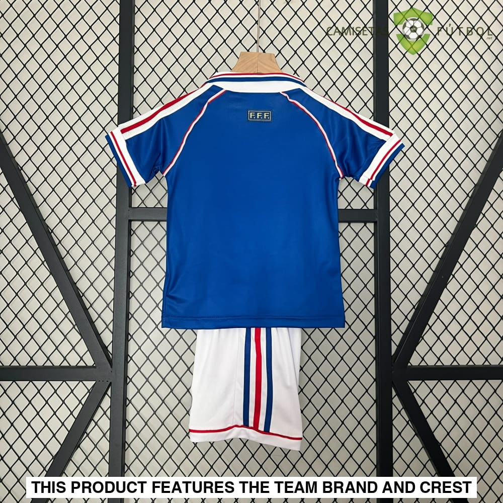 France 98 - 99 Home (Retro) Children’s Kit Personalizado