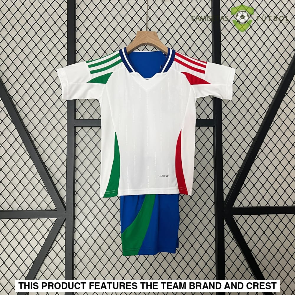 Italy 24-25 Away Eurocup 2024 Children’s Kit Personalizado