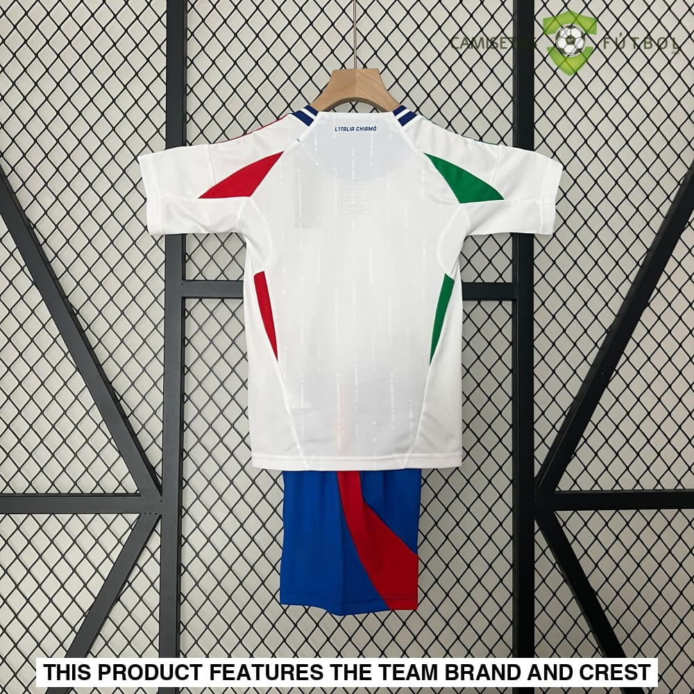 Italy 24-25 Away Eurocup 2024 Children’s Kit Personalizado