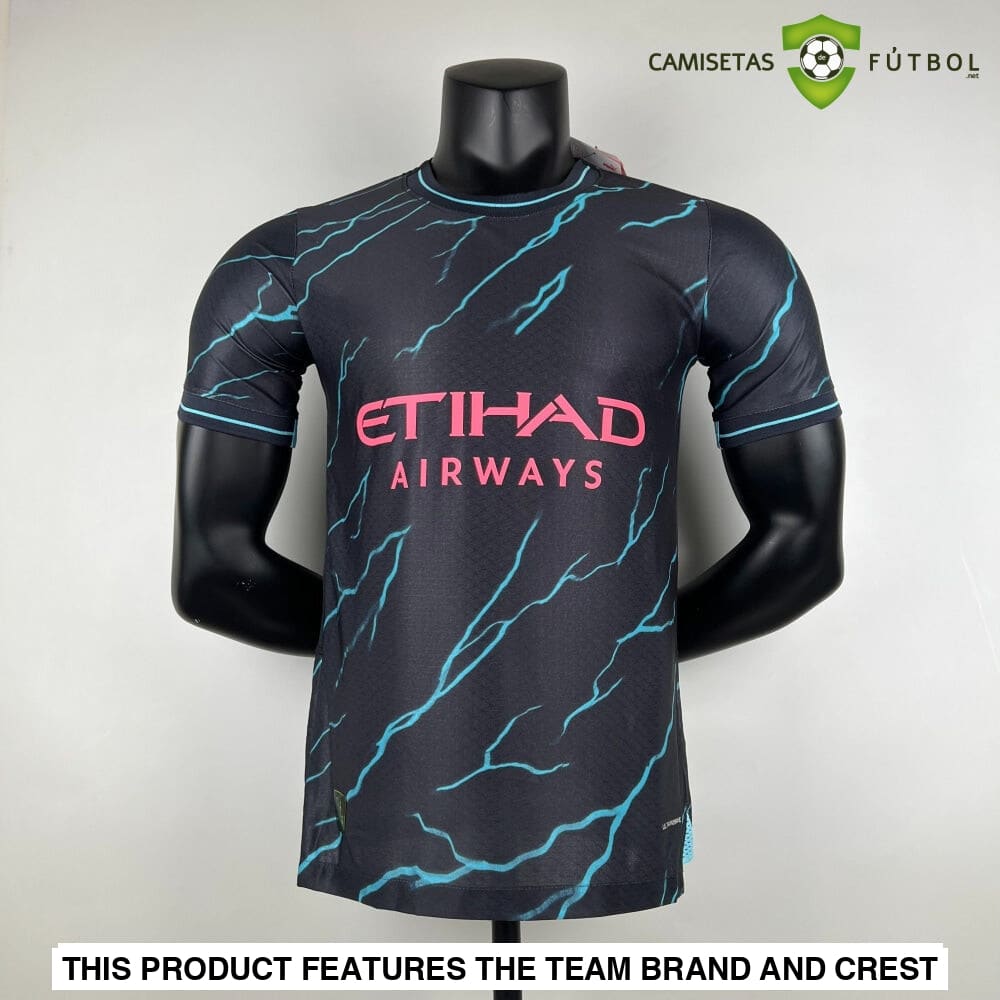 Camiseta Manchester City 23-24 3ª Equipacion (Player Version) Personalizado