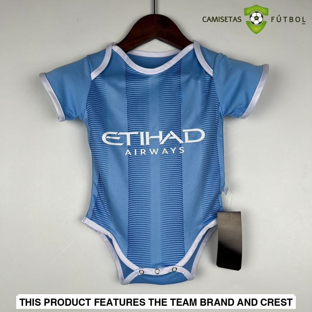 Body Bebé Manchester City 23-24 Local Bodys Para Bebés