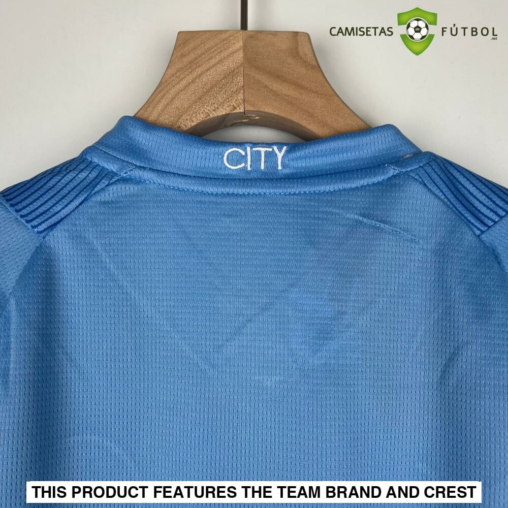 Kit Infantil Manchester City 23-24 Local Personalizado