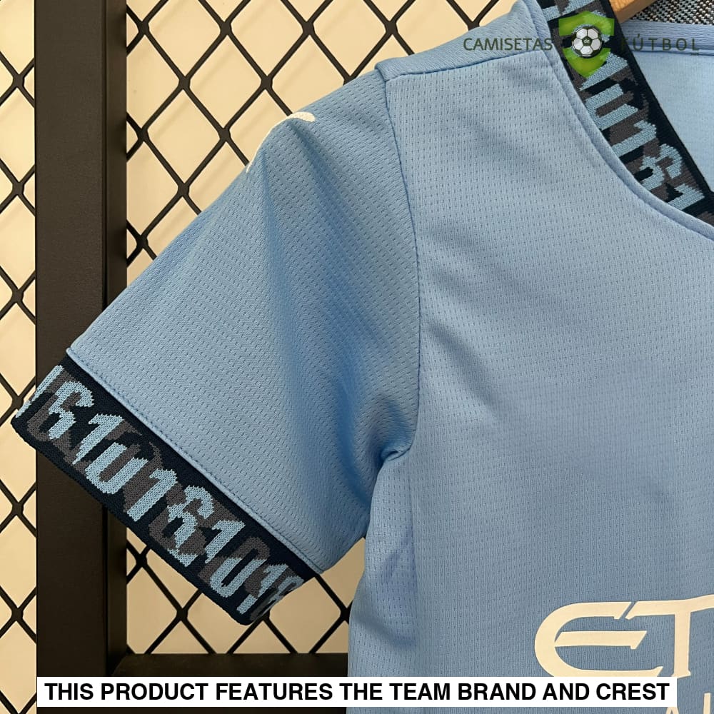 Manchester City 24-25 Home Children’s Kit Personalizado