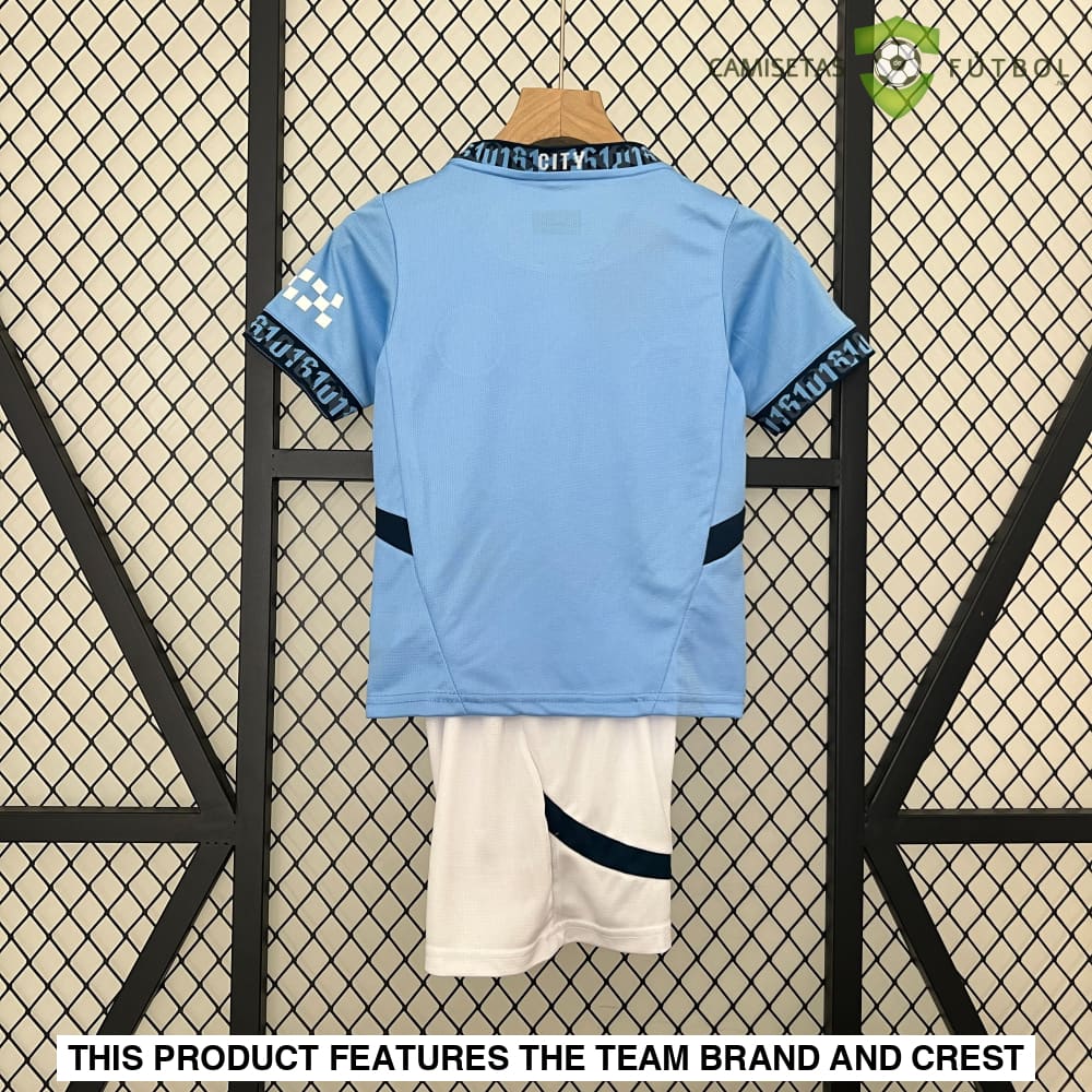 Manchester City 24-25 Home Children’s Kit Personalizado