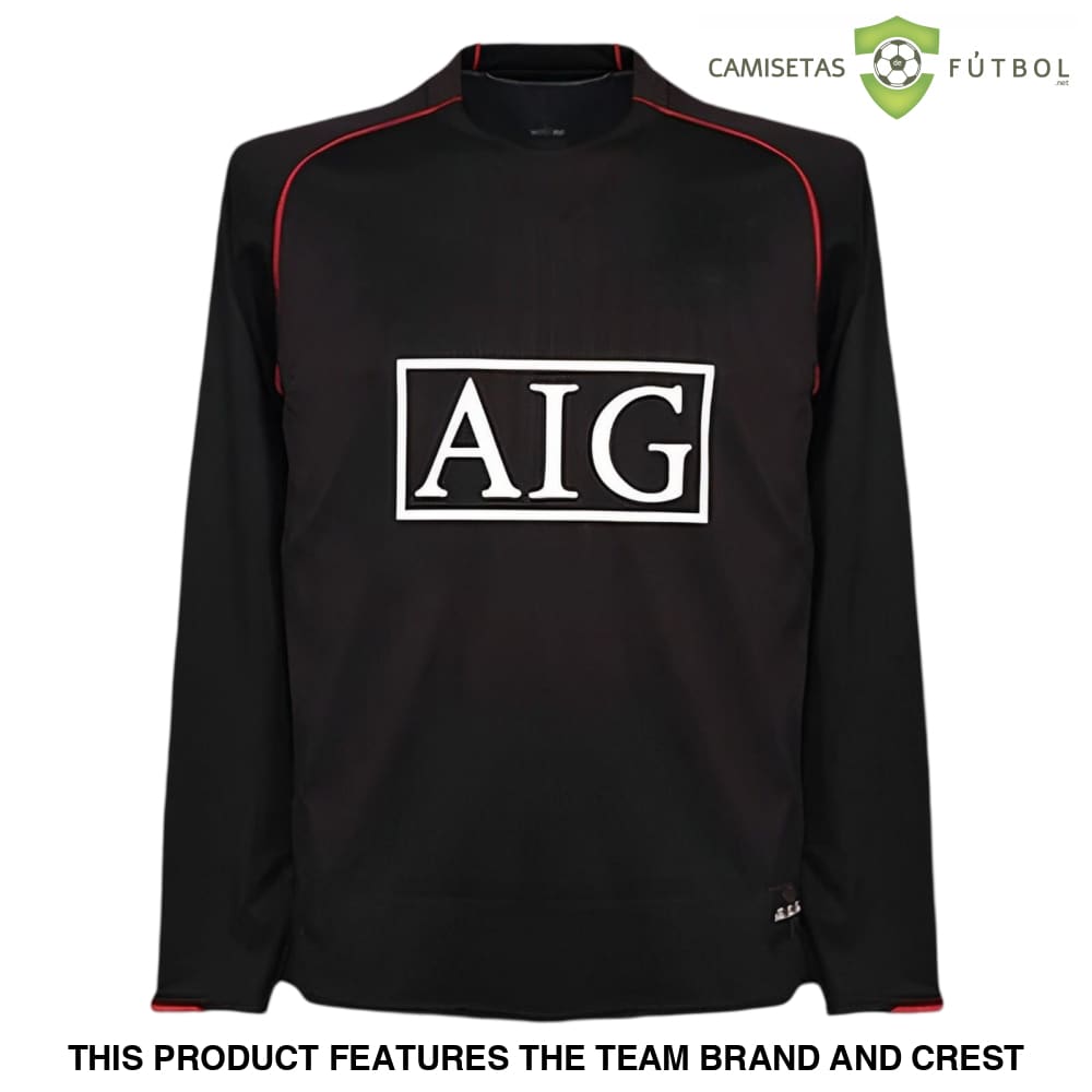 Manchester United 07-08 Away (Retro) Long Sleeve Shirt Camiseta De Futbol