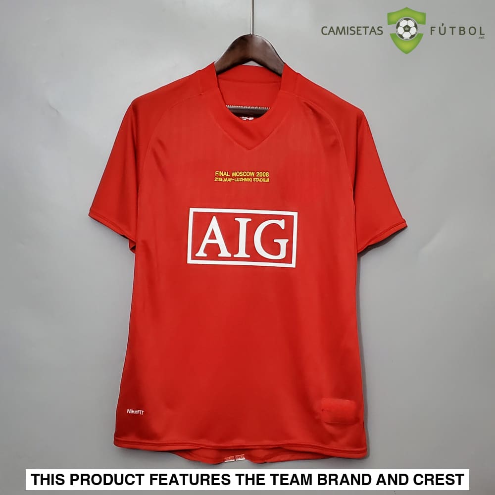 Manchester United 07-08 Home (Retro) Shirt Camiseta De Futbol