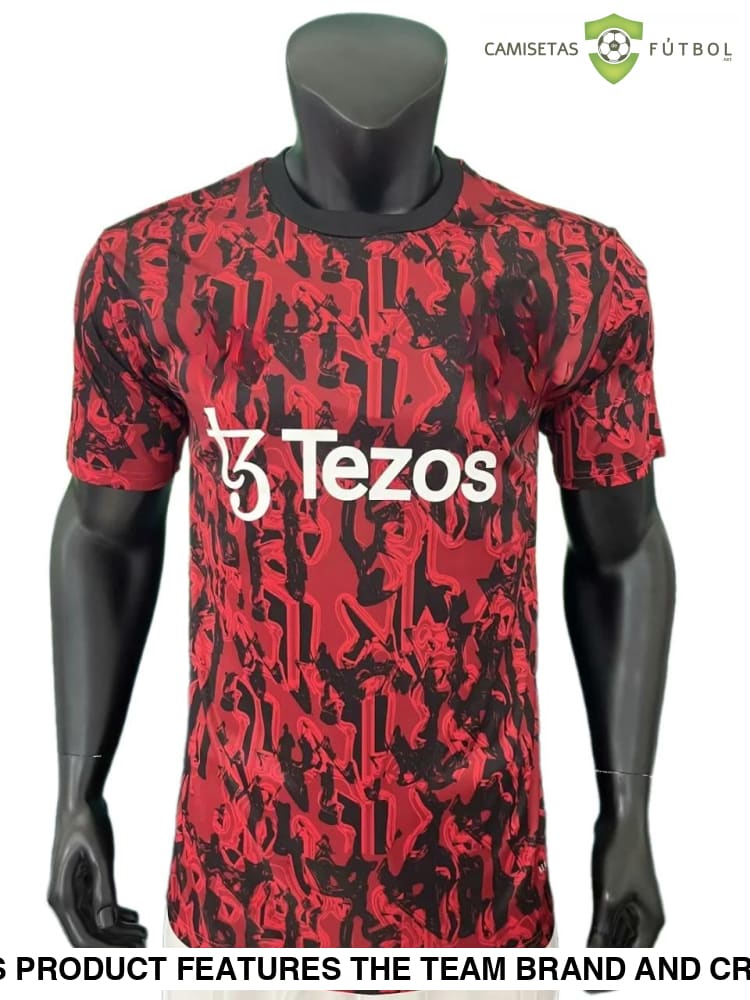 Manchester United 23 - 24 Pre - Match Red (Player Version) Shirt Camiseta De Futbol