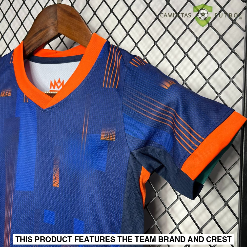 Netherlands 24-25 Away Eurocup 2024 Children’s Kit Personalizado