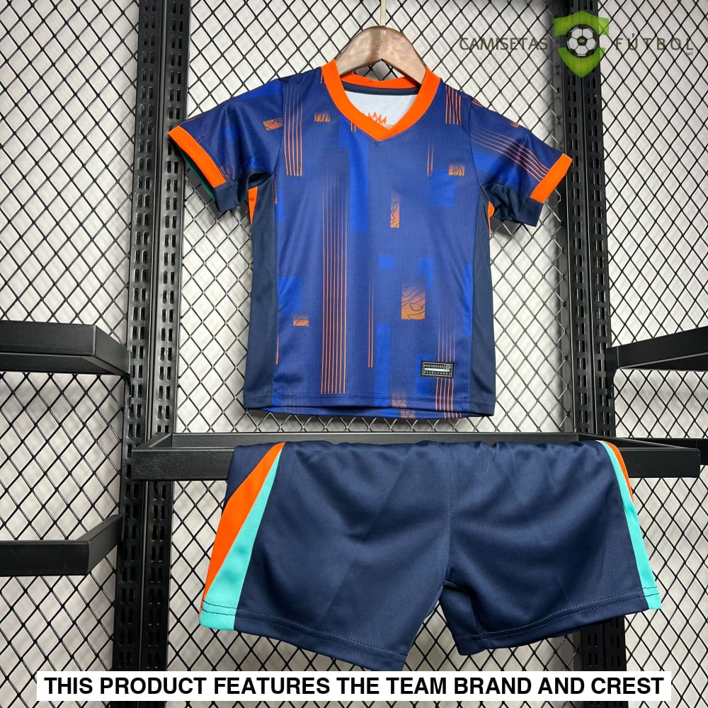 Netherlands 24-25 Away Eurocup 2024 Children’s Kit Personalizado