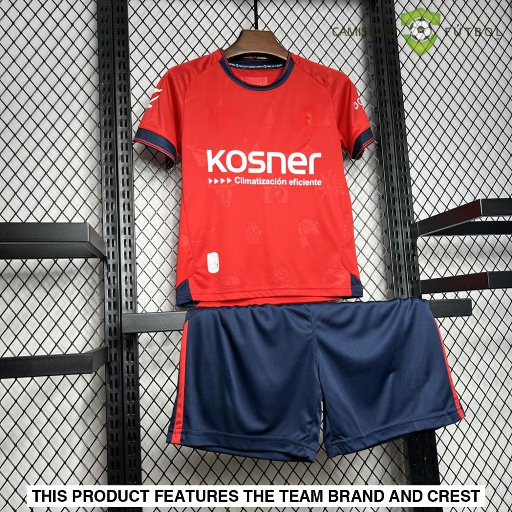 Osasuna 24-25 Home Children’s Kit Personalizado