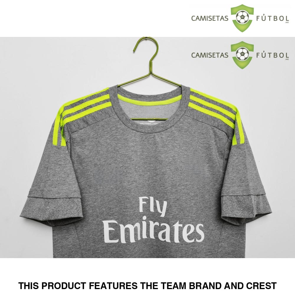 Camiseta Real Madrid 15-16 Visitante (Versión Retro) Sin Personalización