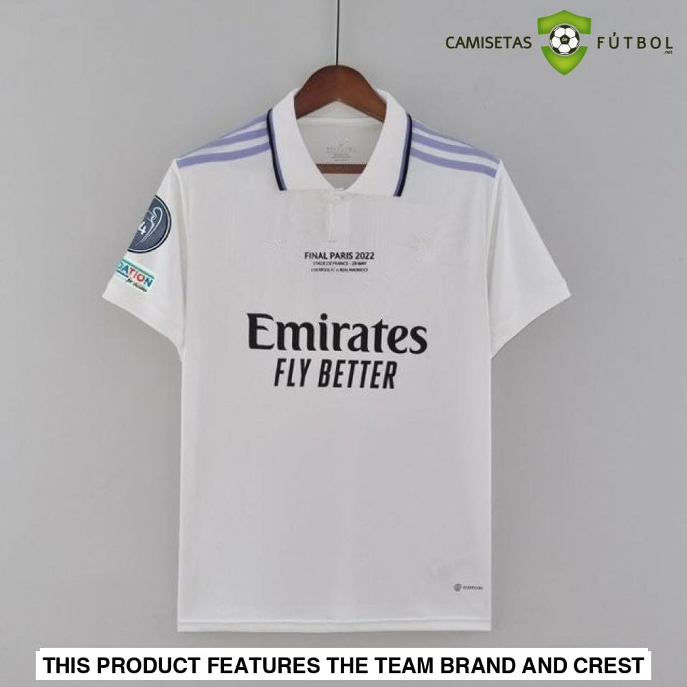 Camiseta Real Madrid 22-23 Edicion Conmemorativa Champions Sin Personalización