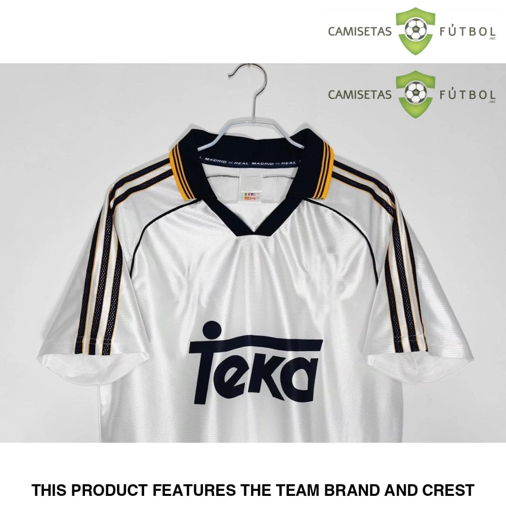 Camiseta Real Madrid 98-00 Local (Versión Retro) Sin Personalización