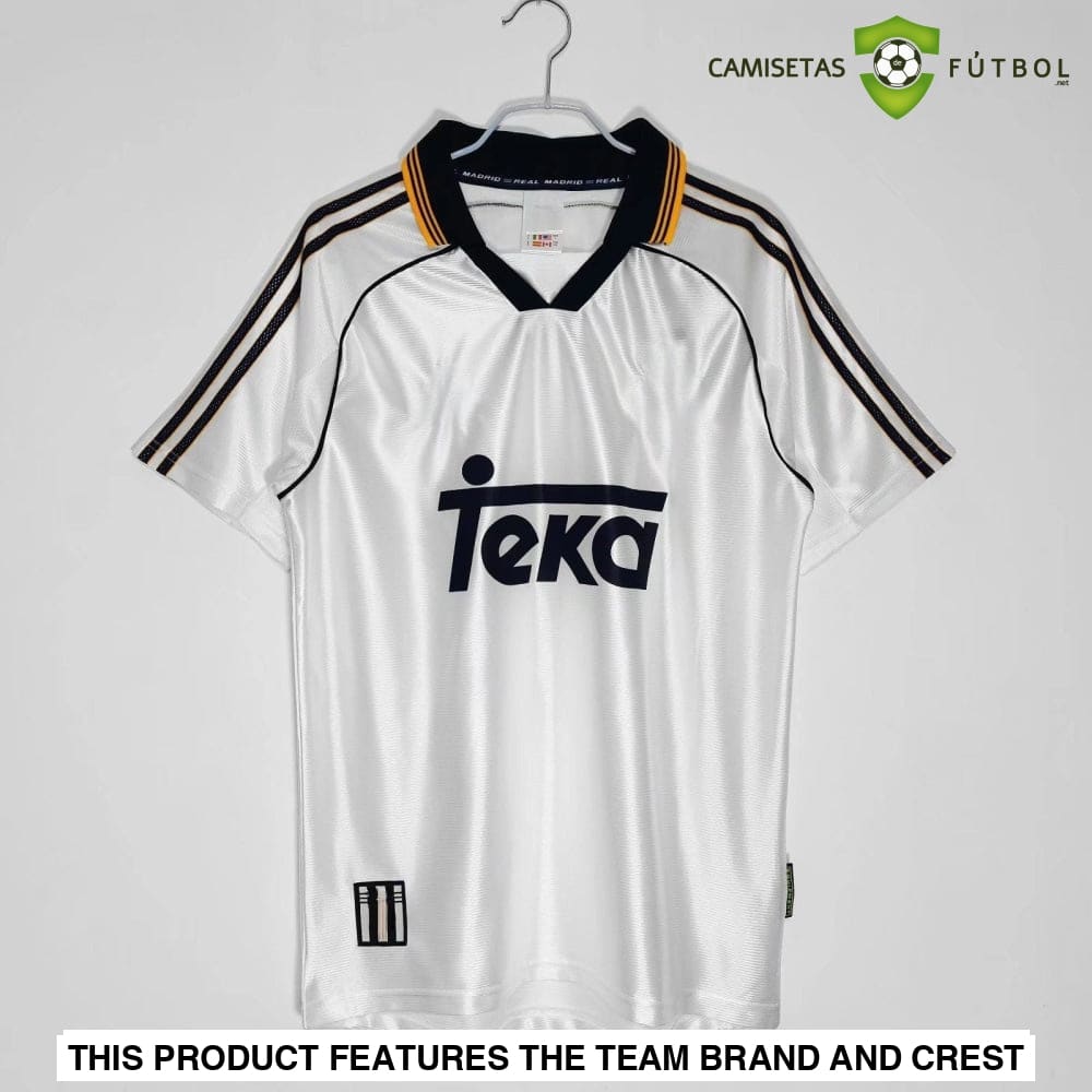 Camiseta Real Madrid 98-00 Local (Versión Retro) Sin Personalización