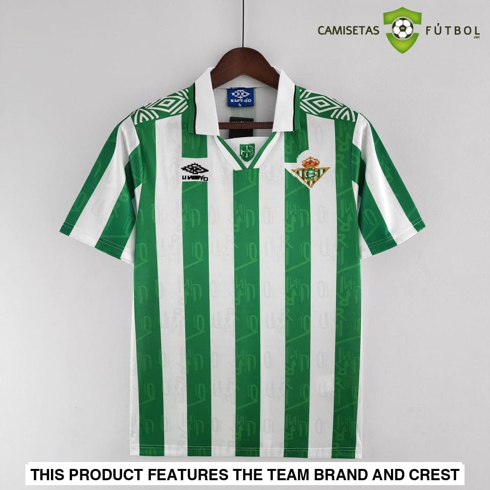 Camiseta Real Betis 94-95 Local (Versión Retro) Sin Personalización