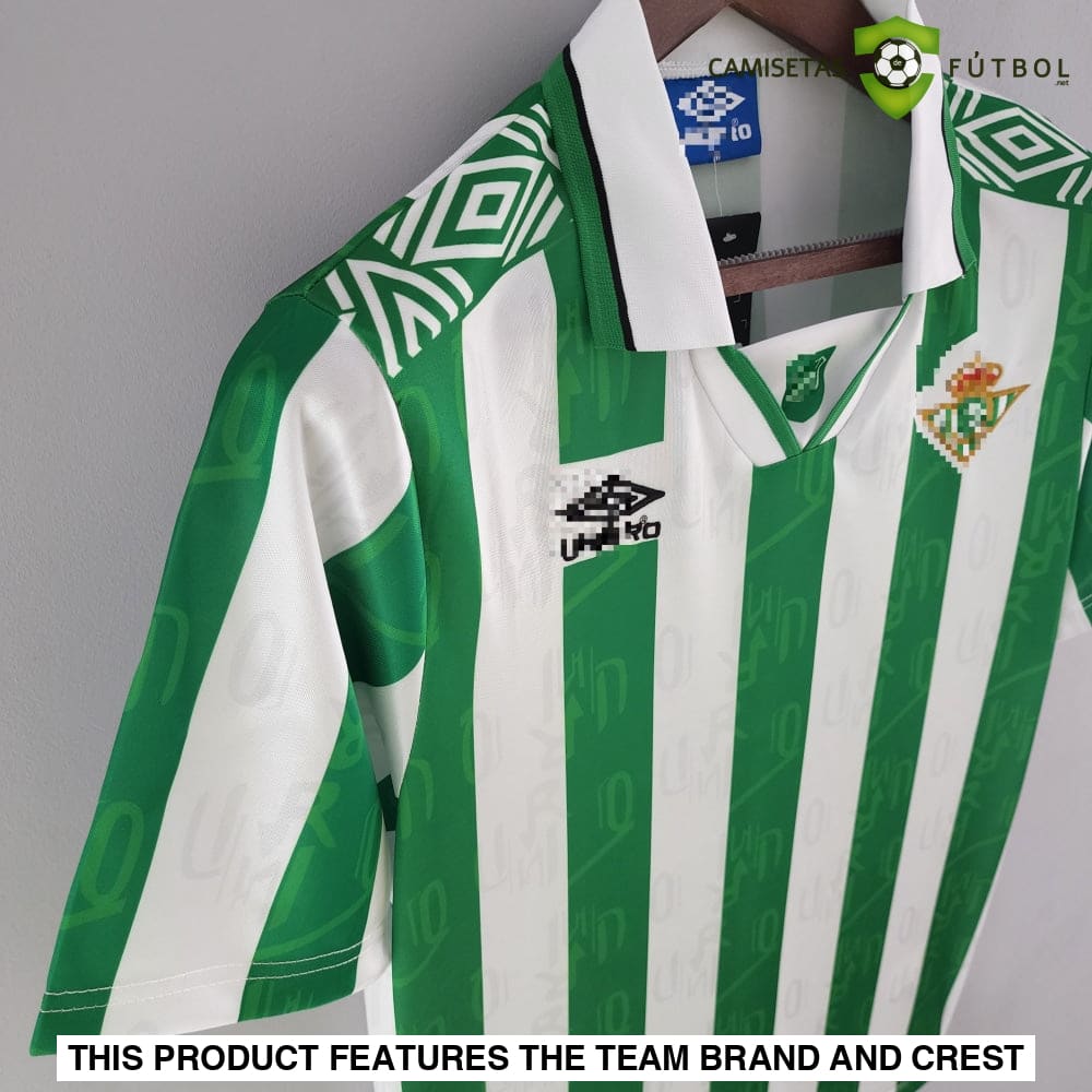 Camiseta Real Betis 94-95 Local (Versión Retro) Sin Personalización