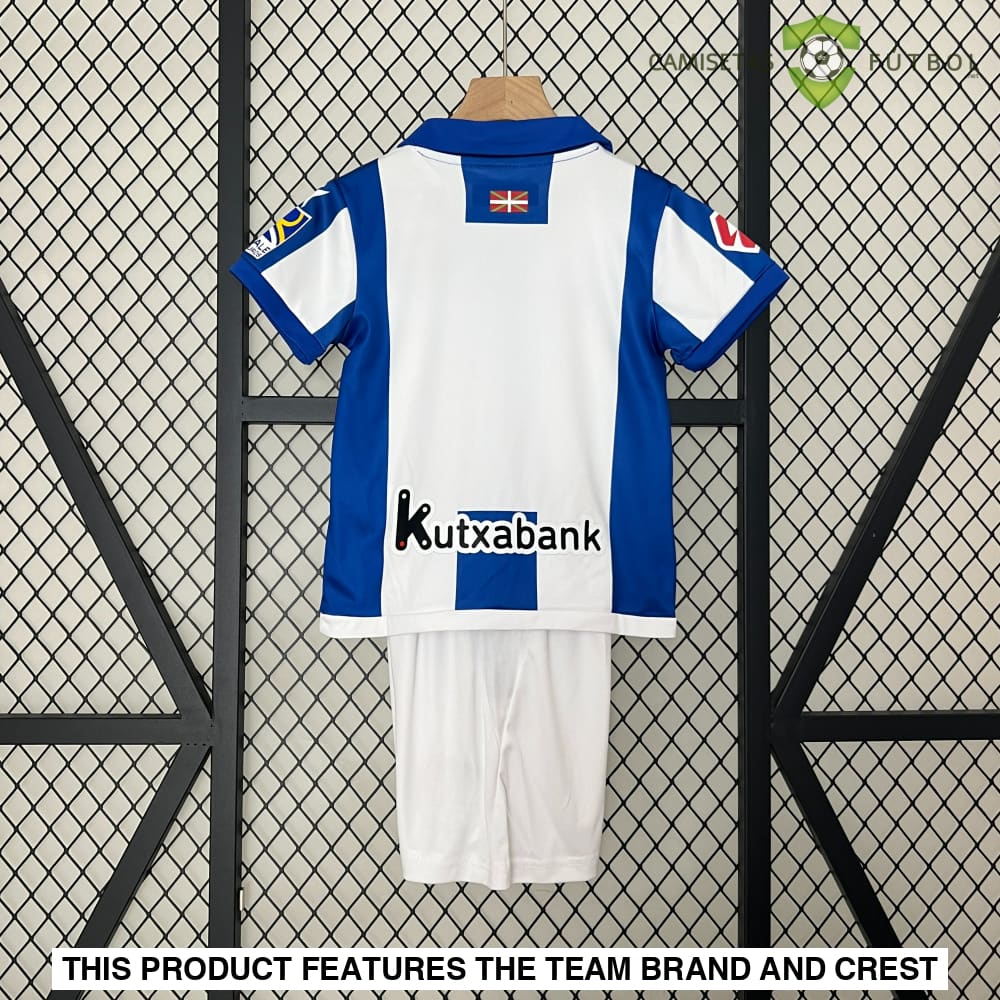 Real Sociedad 24-25 Home Children’s Kit Personalizado