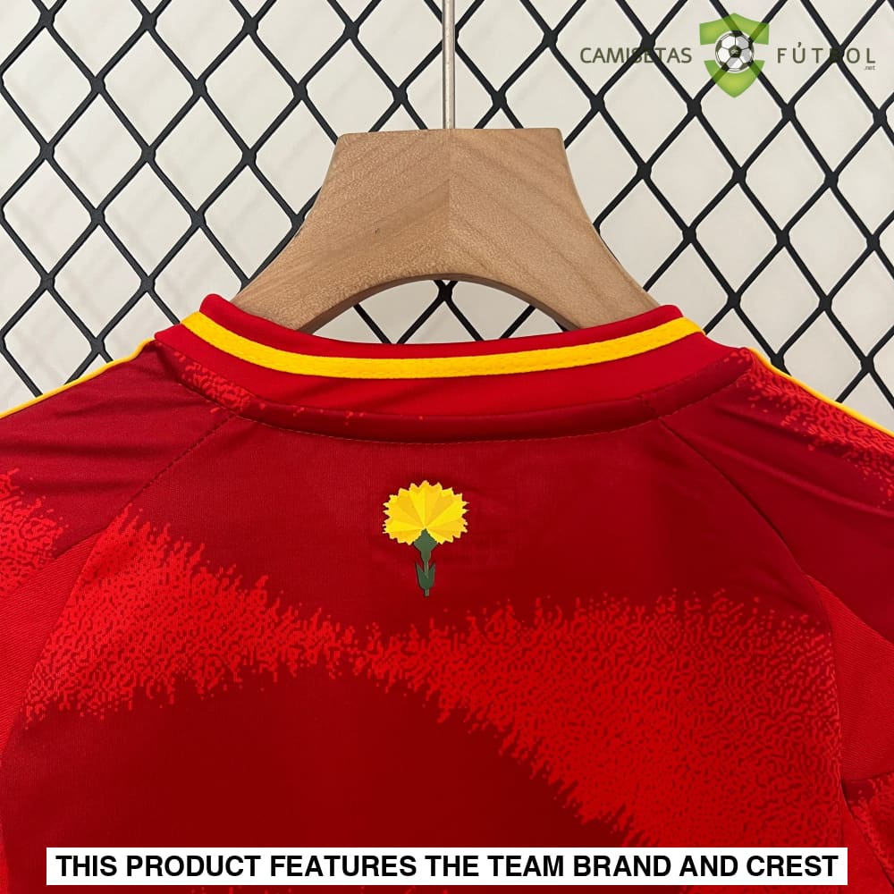 Spain 24-25 Home Eurocup 2024 Children’s Kit Personalizado