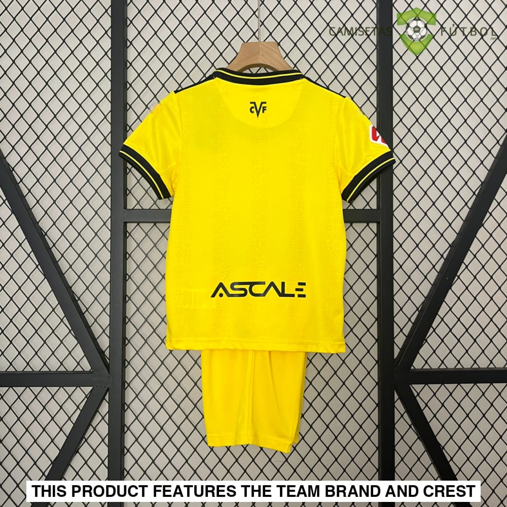 Villarreal 24-25 Home Children’s Kit Personalizado